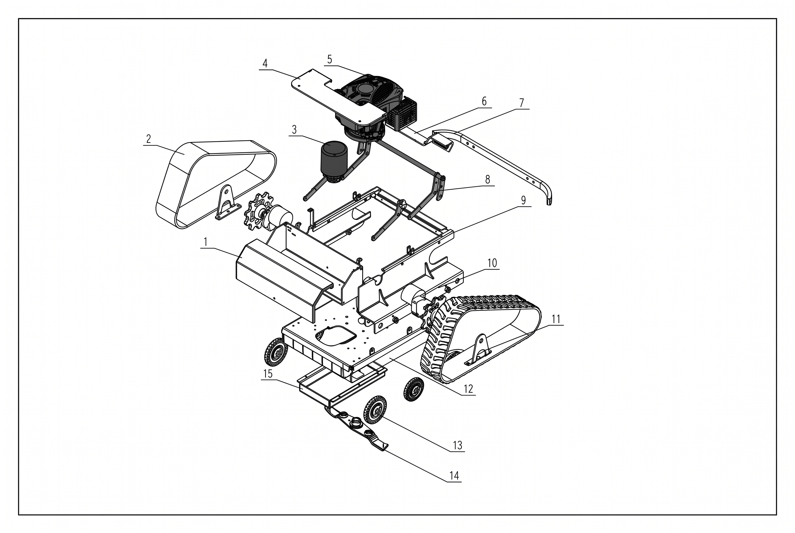 Disegno tecnico esploso VEKTOR LIAM